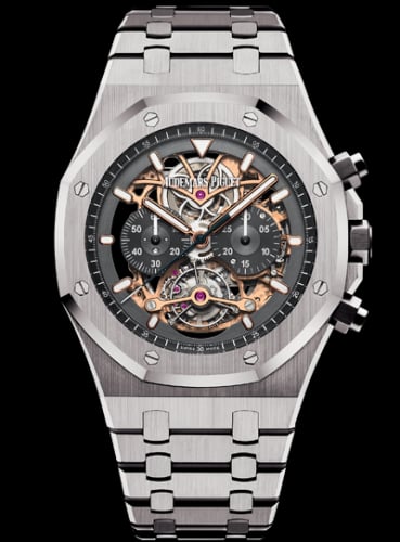 Audemars Piguet Royal Oak 26347 Tourbillon Chronograph Openworked Titanium