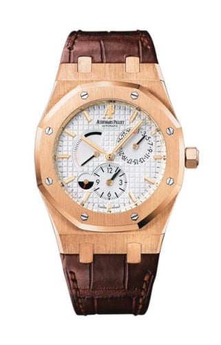 Audemars Piguet Royal Oak 26120 Dual Time Pink Gold / Silver