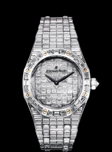 Audemars Piguet Royal Oak Lady White Gold / Baguette / Baguette