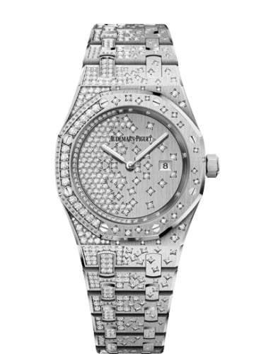 Audemars Piguet Royal Oak Quartz White Gold / Cascade / Bracelet