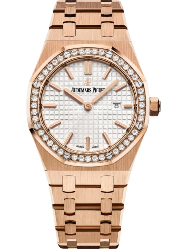 Audemars Piguet Royal Oak 67651 Quartz Pink Gold / Silver / Bracelet