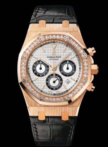Audemars Piguet Royal Oak 26557 Chronograph Pink Gold / Silver / Diamond