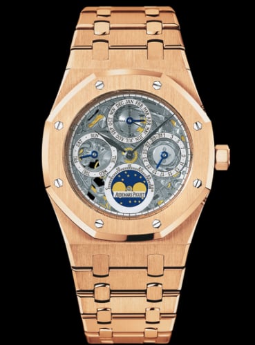 Audemars Piguet Royal Oak Perpetual Calendar Openworked Pink Gold