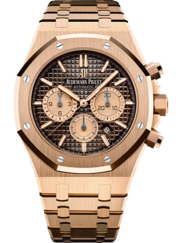 Audemars Piguet Royal Oak Chronograph 41 Pink Gold / Brown