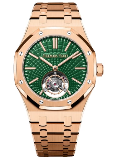 Audemars Piguet Royal Oak Self-Winding Flying Tourbillon Pink Gold / Green