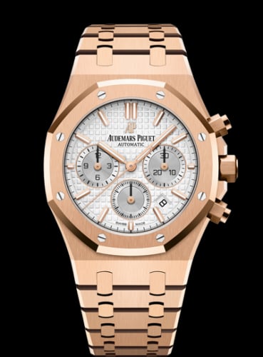 Audemars Piguet Royal Oak Chronograph 38 Pink Gold / Silver
