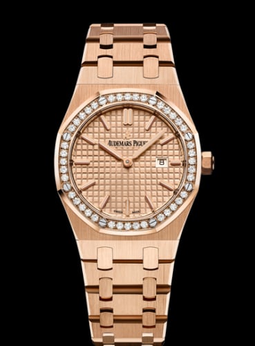 Audemars Piguet Royal Oak 67651 Quartz Pink Gold / Pink / Bracelet