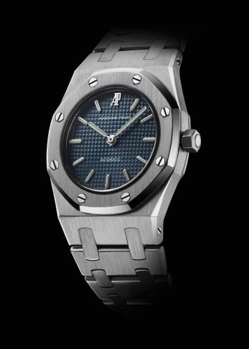 Audemars Piguet Royal Oak Automatic 29 Hour - Minute Stainless Steel / Blue