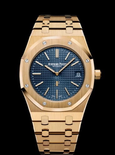 Audemars Piguet Royal Oak Extra-Thin Yellow Gold / Blue