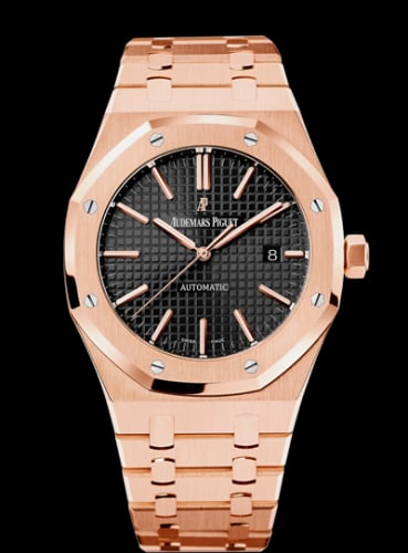 Audemars Piguet Royal Oak 15400 Pink Gold / Black