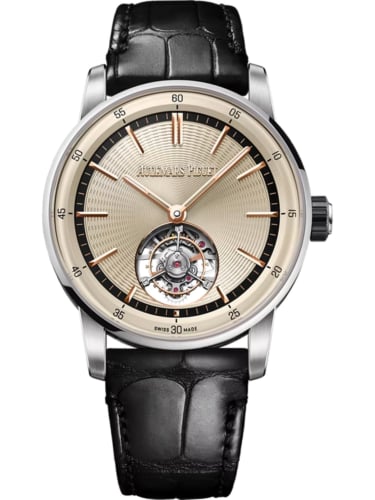 Audemars Piguet CODE 11.59 Tourbillon Selfwinding White Gold - Ceramic / Beige