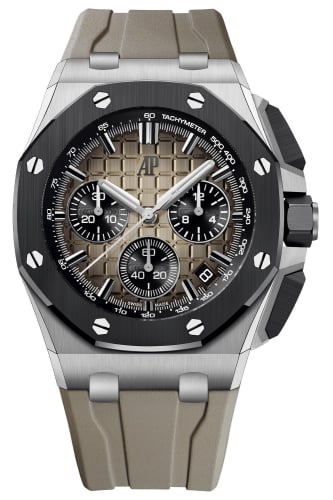 Audemars Piguet Royal Oak Offshore 43 Stainless Steel / Ceramic / Taupe