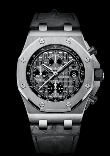 Audemars Piguet Royal Oak Offshore 26470 Stainless Steel / Grey / Alligator