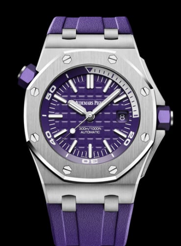 Audemars Piguet Royal Oak Offshore Diver Stainless Steel / Purple