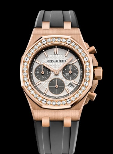 Audemars Piguet Royal Oak OffShore 26231 Lady Chronograph Pink Gold / Silver / Diamond