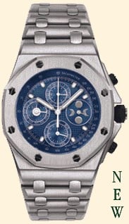 Audemars Piguet Royal Oak OffShore 25854 Perpetual Calendar White Gold / Blue