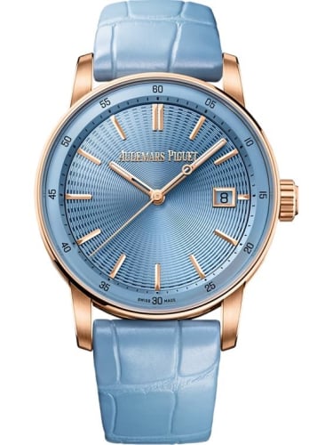Audemars Piguet CODE 11.59 Automatic 38 Pink Gold / Light Blue