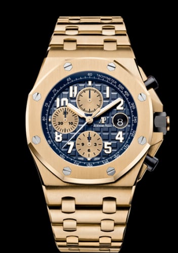 Audemars Piguet Royal Oak Offshore 26470 Yellow Gold / Blue