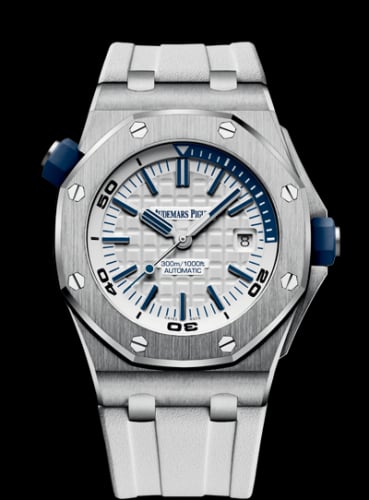 Audemars Piguet Royal Oak Offshore Diver Stainless Steel / White