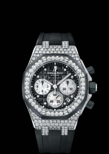 Audemars Piguet Royal Oak Offshore 26092 Lady Chronograph White Gold / Black