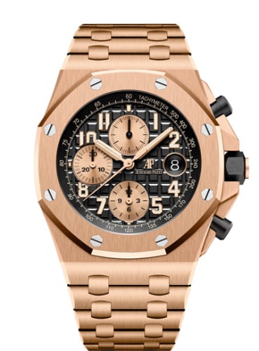 Audemars Piguet Royal Oak Offshore 26470 Pink Gold / Black / Bracelet