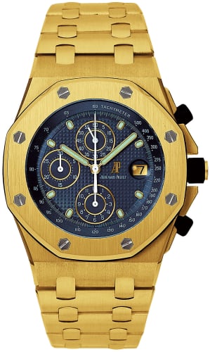 Audemars Piguet Royal Oak OffShore 25721 Chronograph Yellow Gold / Blue