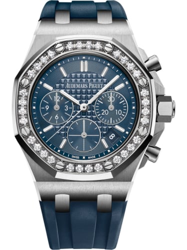 Audemars Piguet Royal Oak OffShore 26231 Lady Chronograph Stainless Steel / Blue / Diamond