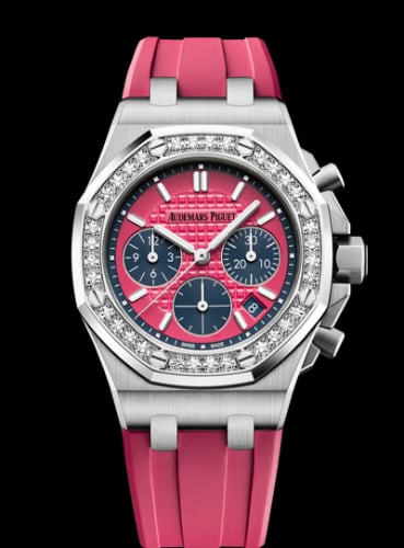 Audemars Piguet Royal Oak OffShore 26231 Lady Chronograph Stainless Steel / Pink / Diamond