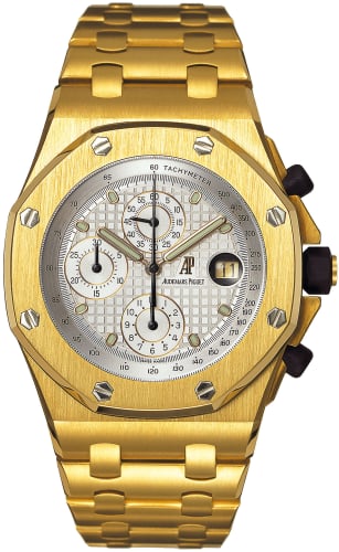 Audemars Piguet Royal Oak OffShore 25721 Chronograph Yellow Gold / Silver