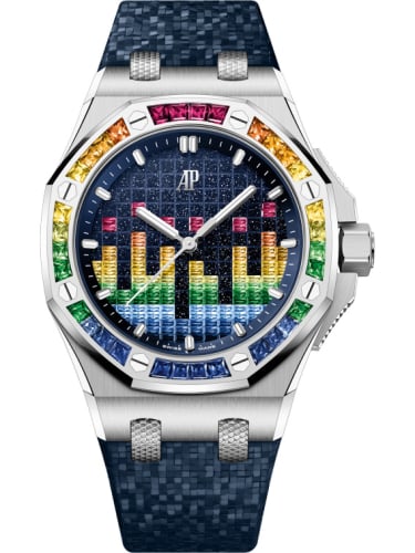 Audemars Piguet Royal Oak Offshore Selfwinding Music Edition White Gold - Rainbow / Aventurine