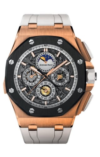 Audemars Piguet Royal Oak OffShore 26571 Grande Complication Pink Gold Ceramic / White
