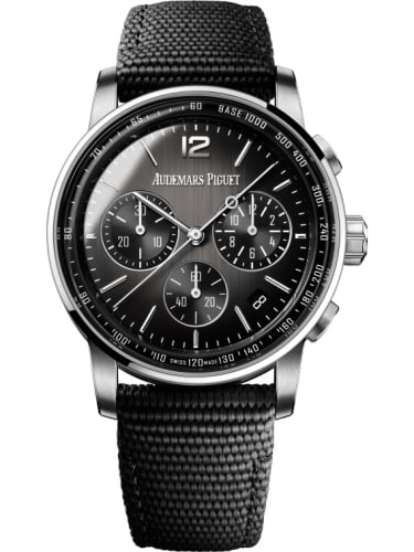 Audemars Piguet CODE 11.59 Chronograph Selfwinding White Gold / Ceramic / Grey / Fabric