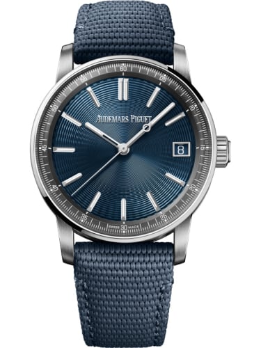 Audemars Piguet CODE 11.59 Automatic Stainless Steel / Blue / Fabric