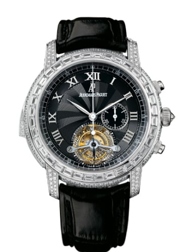 Audemars Piguet Jules Audemars Minute Repeater Tourbillon Chronograph White Gold / Diamond / Black