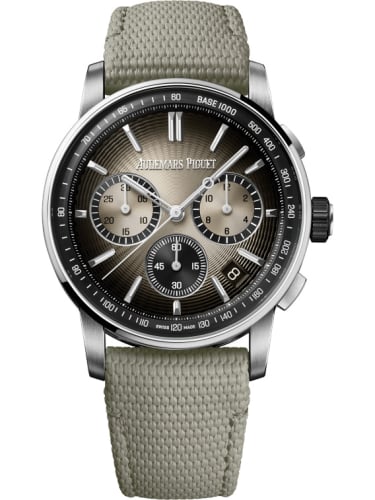 Audemars Piguet CODE 11.59 Chronograph Selfwinding Stainless Steel - Ceramic / Beige / Fabric