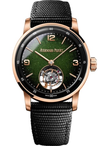 Audemars Piguet CODE 11.59 Tourbillon Selfwinding Ceramic - Pink Gold / Green Aventurine
