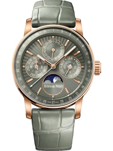 Audemars Piguet CODE 11.59 Perpetual Calendar 38 Red Gold / Green