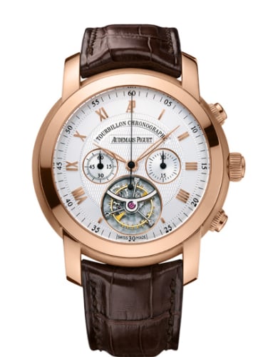 Audemars Piguet Jules Audemars Tourbillon Chronograph Pink Gold / Silver