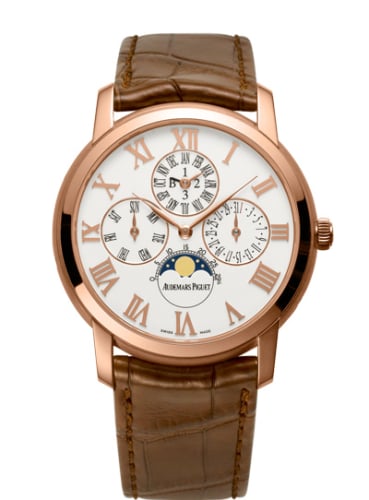 Audemars Piguet Jules Audemars Dragon Perpetual Calendar Pink Gold / White