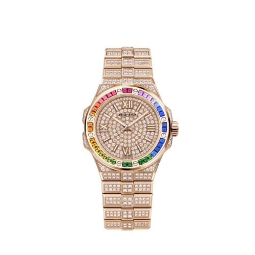 Chopard Alpine Eagle Frozen 36 Rose Gold - Rainbow
