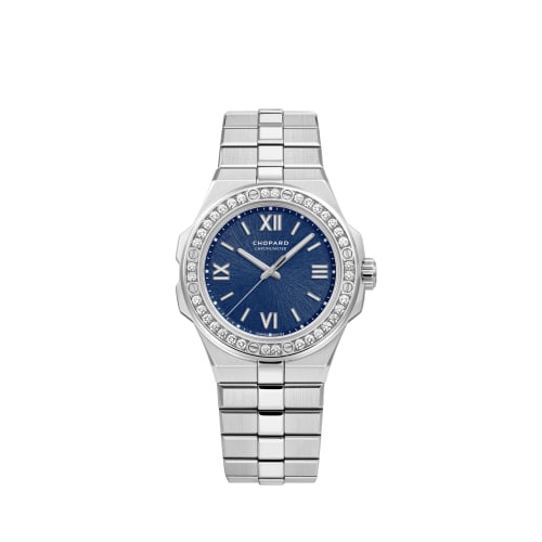 Chopard Alpine Eagle 36 Stainless Steel - Diamond / Blue