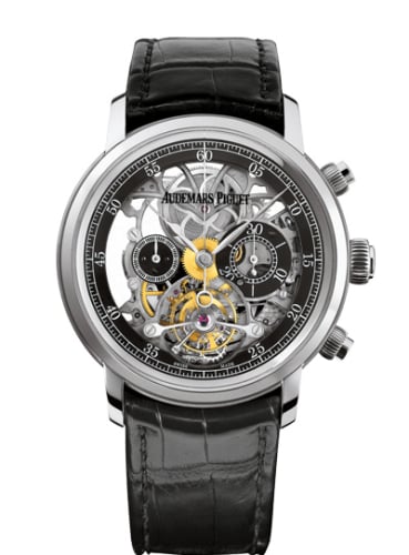 Audemars Piguet Jules Audemars 26346 Tourbillon Chronograph Openworked White Gold Boutique