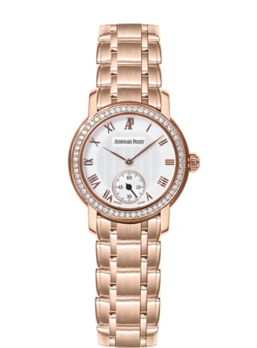 Audemars Piguet Jules Audemars Small Seconds Pink Gold / Diamond / Silver / Bracelet