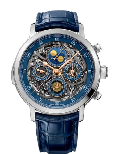 Audemars Piguet Jules Audemars Grande Complication Openworked Platinum / Blue