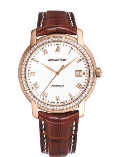 Audemars Piguet Jules Audemars Selfwinding Pink Gold / Diamond / White