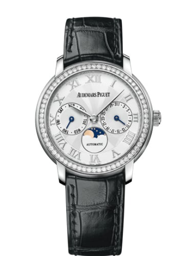 Audemars Piguet Jules Audemars Day &amp; Date White Gold / Diamond / Silver