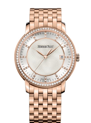 Audemars Piguet Jules Audemars Selfwinding Pink Gold / Diamond / Silver / Bracelet