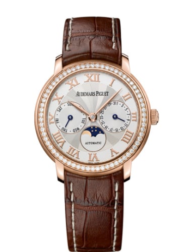 Audemars Piguet Jules Audemars Day &amp; Date Pink Gold / Diamond / Silver