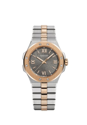 Chopard Alpine Eagle 36 Stainless Steel / Rose Gold / Grey
