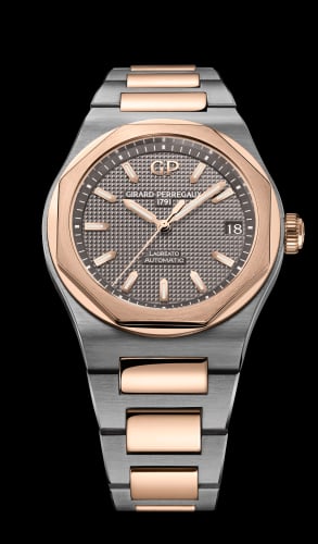 Girard-Perregaux Laureato 42 Automatic Titanium / Pink Gold / Grey